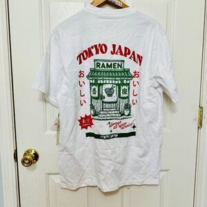 PUBLIC SUPPLY NYC TOKYO JAPAN RAMEN ALWAYS AT YOUR SERVICE 100% COTTON UNISEX